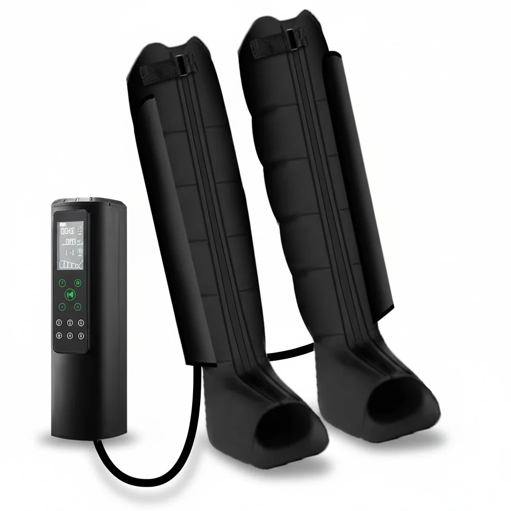 

6-Chamber Leg Massager, Air Compression Therapy System, Circulation Massager, Physiotherapy Rehabilitation, Lymphedema Recovery