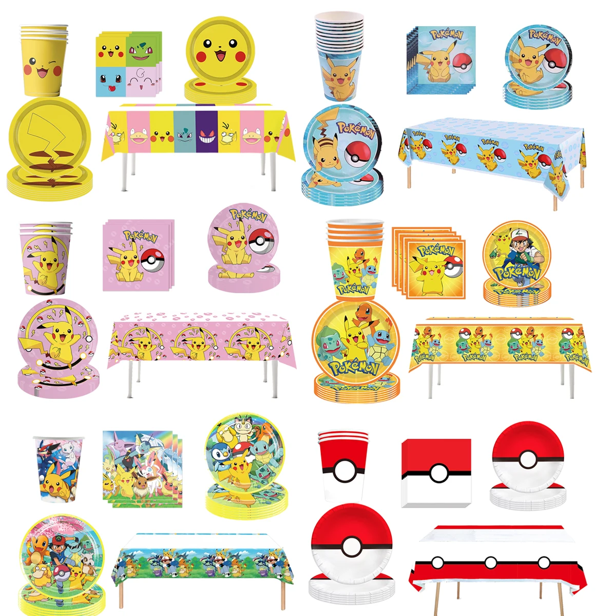 ensemble-de-vaisselle-de-decoration-de-fete-pokemon-fournitures-de-fete-d'anniversaire-cadeaux-nappe-serviettes-assiettes-tasses-pour-enfants-articles-pinata