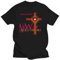 New Arrival Round Neck Crewneck 2022 New Cotton T-Shirt Simple Minds  Gold Dream 81 Men Tee Shirtsman mens designer clothes 2024