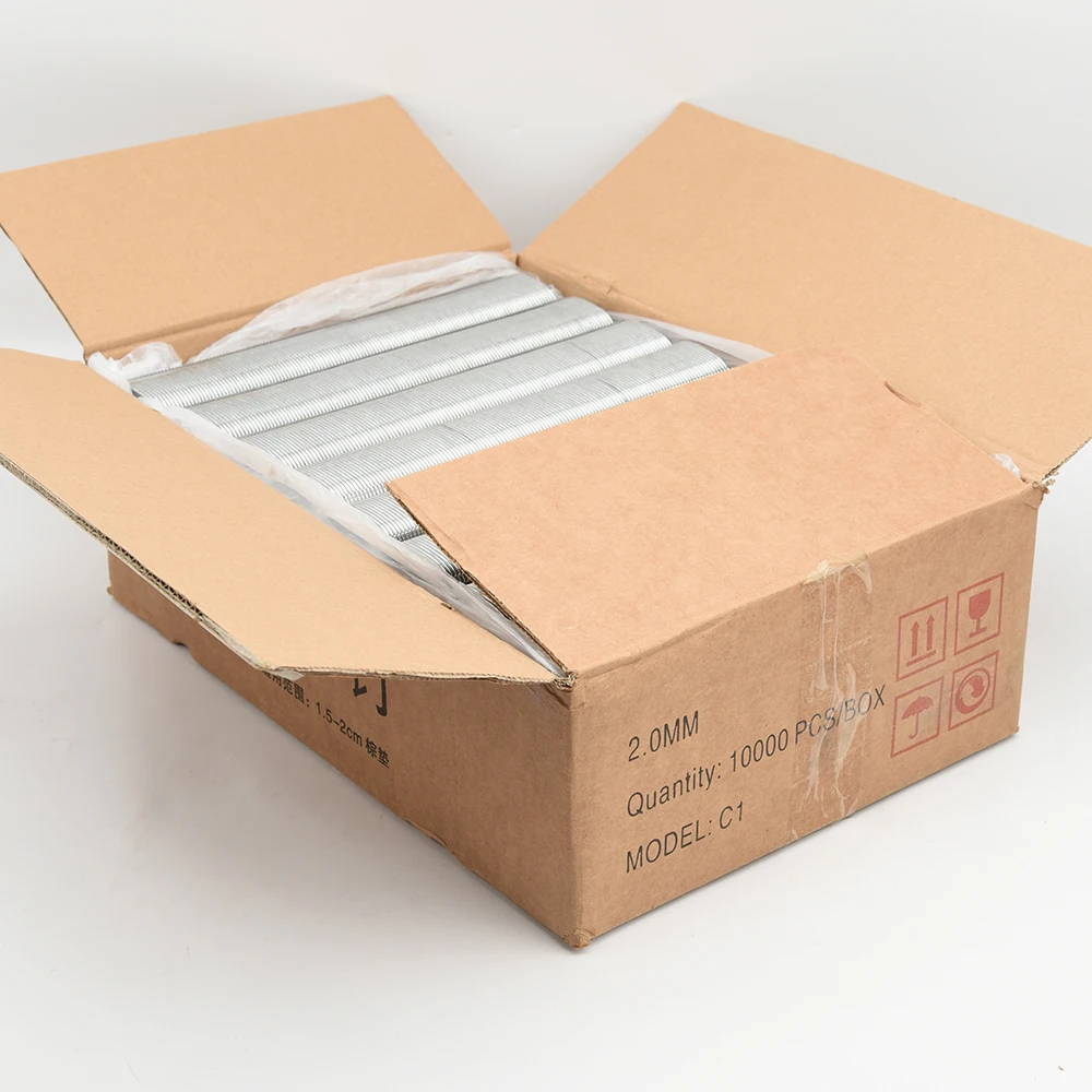 Imagem -06 - Pregos Galvanizados Ferro C43 c Anéis Clipes para Mtc560 Pistola de Pregos 43 mm 10000 Pcs