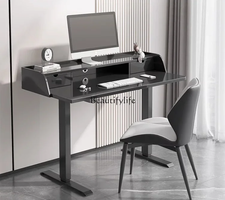 

01 Smart lifting table Computer desktop learning to write One-click lifting desk