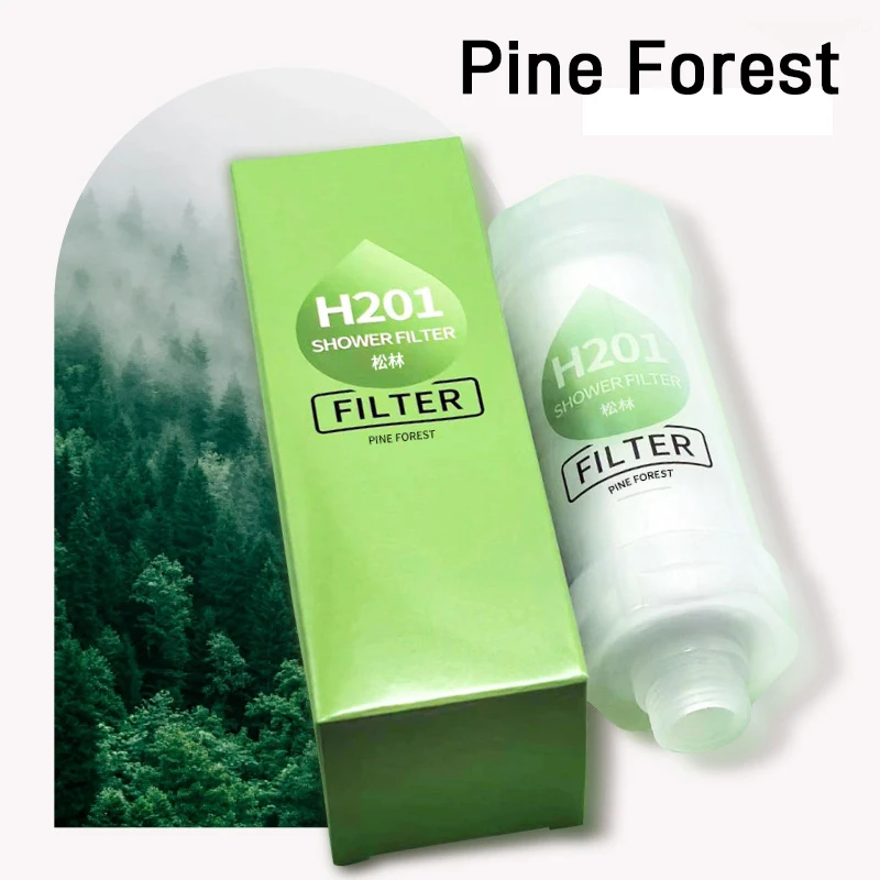 Shower Filter for Water Softening and Purification