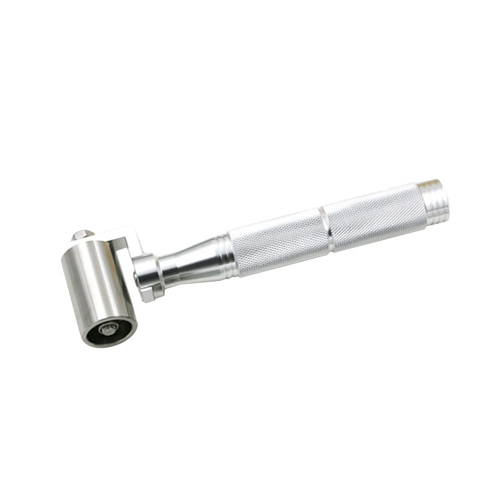 

Валик для швов обоев из нержавеющей стали, сверхпрочный, с нескользящей ручкой, для домашнего декора, инструмент для ремонта стен, металлический валик для швов