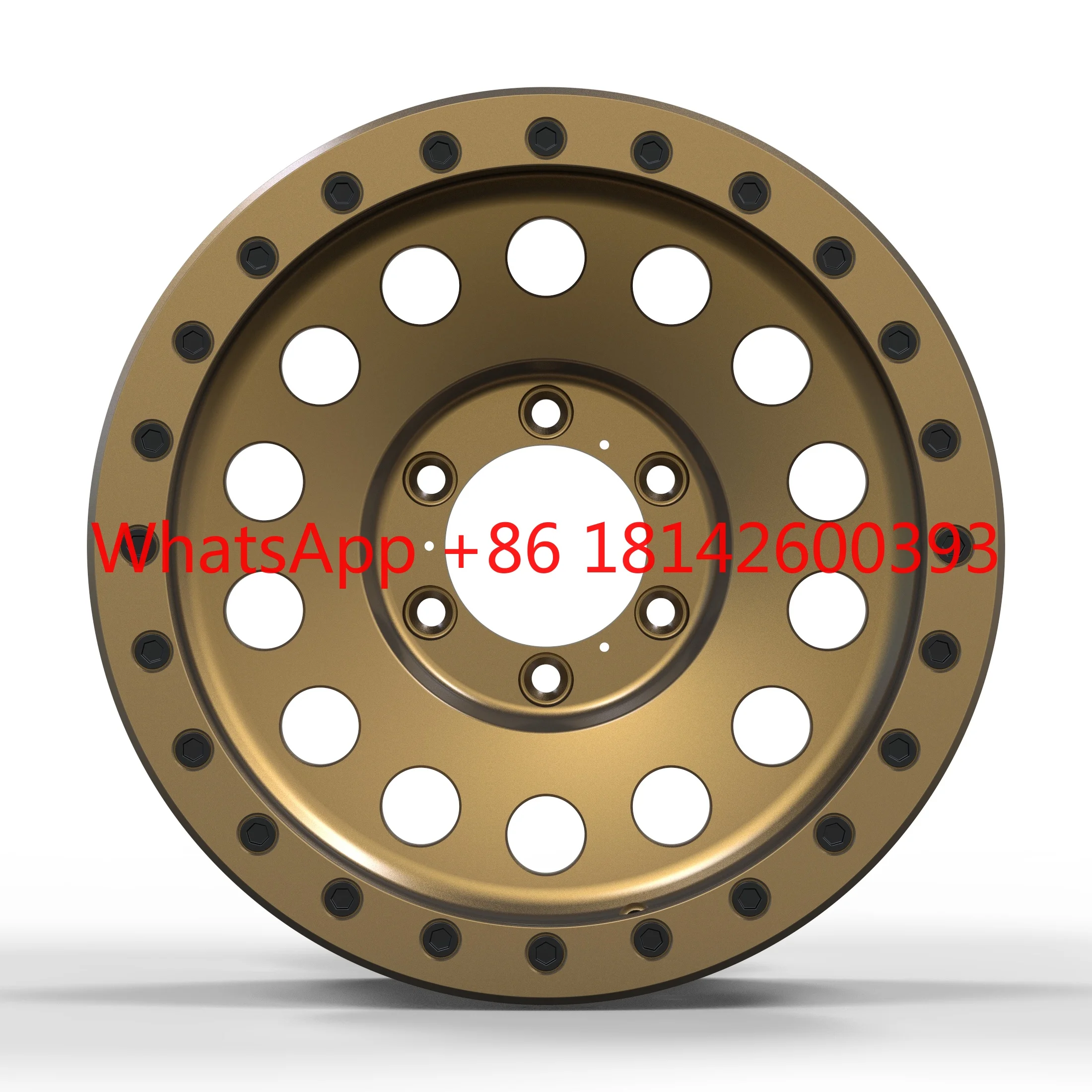 24 Inch Custom Color 6 Lug Deep Dish TUV Certified Offroad Forged Aluminum Alloy Wheel Rims
