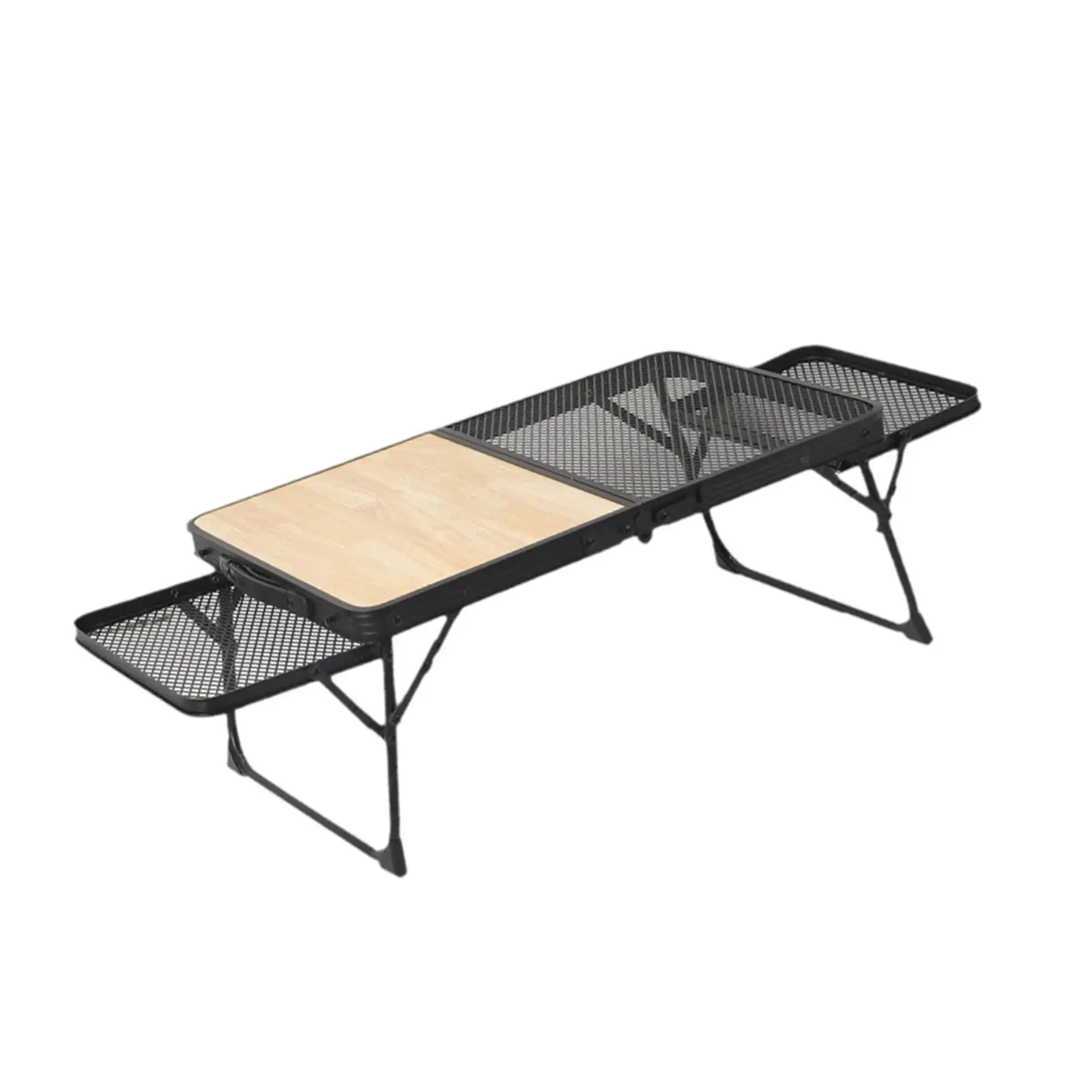 

Folding Table with Net Sturdy Multifunction/Multipurpose Easy to Assemble Aluminum Alloy for BBQ Fishing Outside Garden Dining