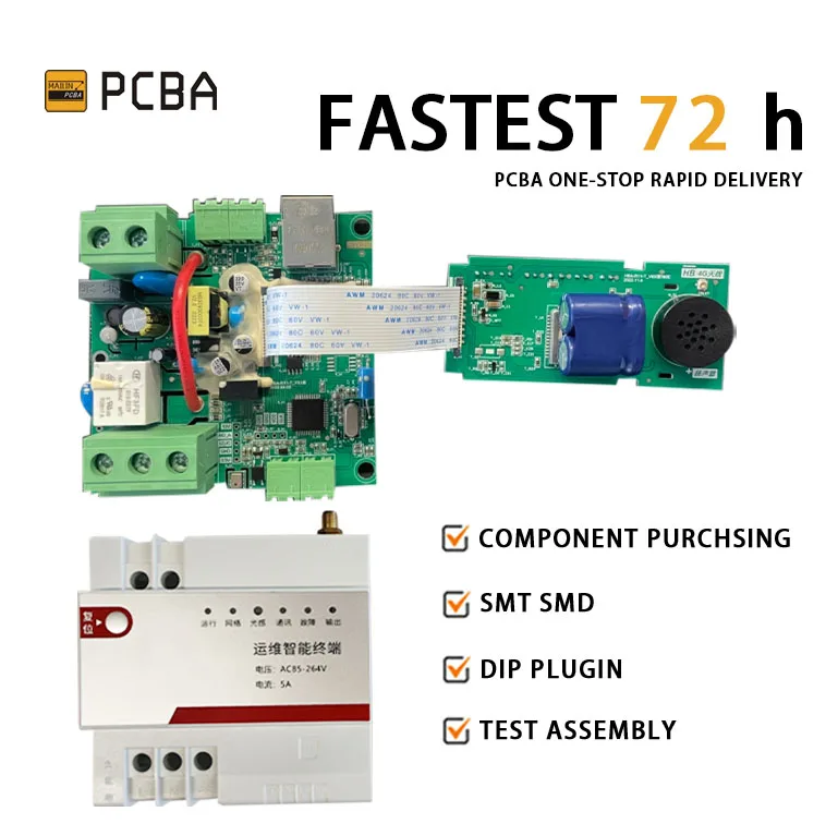 Intelligent Railway Monitoring Chassis Smart Electronic Circuit Board Manufacturing & Assembly through PCB & PCBA