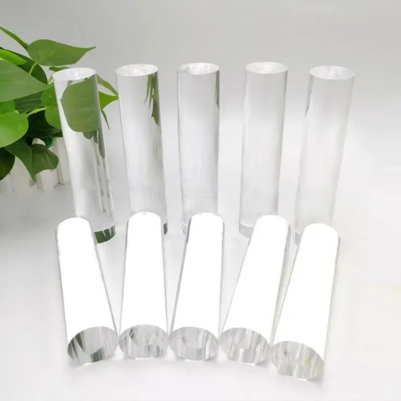 Customized Cut Length Diameter 12mm/16mm/20mm Acrylic Lucite Rod Round Pmma Bar Rolling Pins