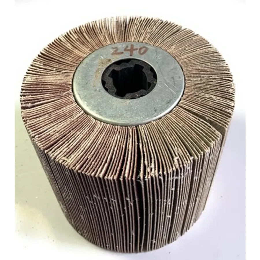

Sandpaper Polishing burnishing Drawing Wheel Compatible with Burnishing Machine/Polisher/Sander 120x100mm 240 grit Sandpaper