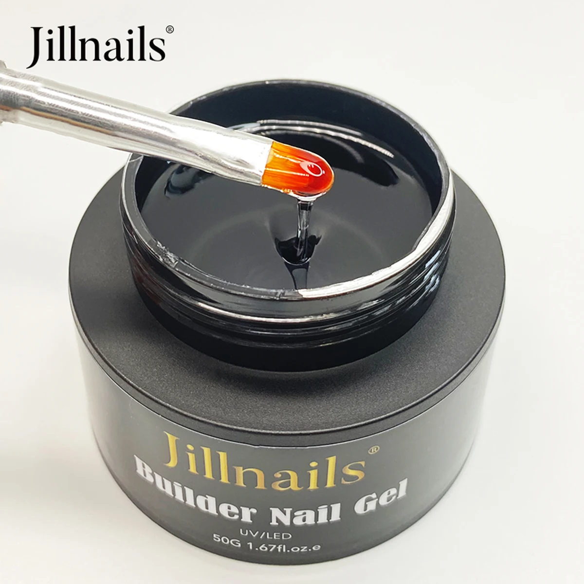 Jillnails 50 ml selbstnivellierendes Builder-Nagelgel, mittleres Gel für die Gebäude von Nagelverlängerungen