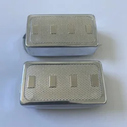 1 SET of 4 String Bass Pickup Bridge + Neck Black