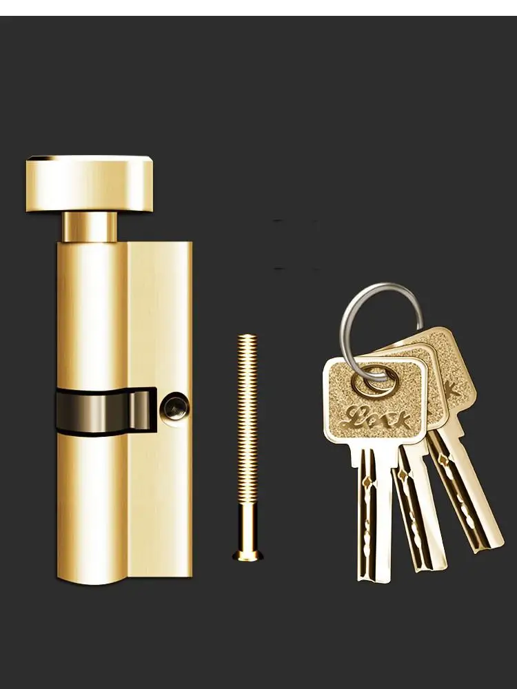 Indoor Door Lock Cylinder, External Lock, Household with Key，Multiple Choices