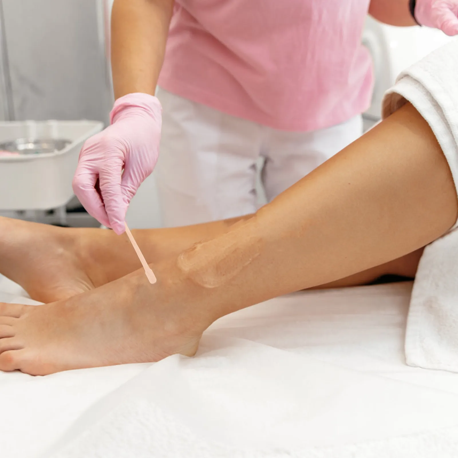 

1000 шт. одноразовых аппликаторов для воска, деревянные палочки для удаления волос, инструменты для депиляции в салонах и спа, для лица, тела, рук и ног