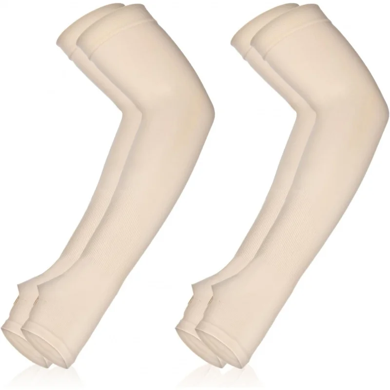 

2 Pairs Protective Arm Sleeve Men Women Arm Sleeves Bruising Abrasions Tattoo Cover Up Sports Sleeve