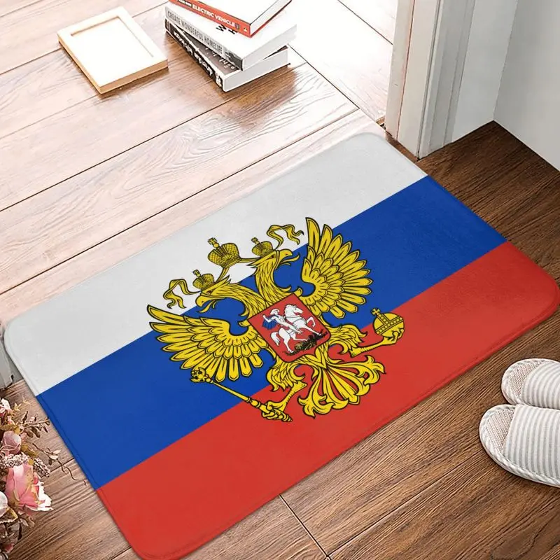 

Flag Of The President Of Russia Front Door Mat Anti-Slip Indoor Coat of Arms Doormat Floor Bathroom Entrance Rug Carpet