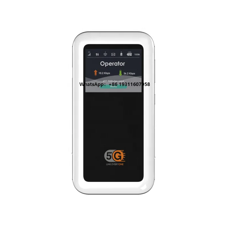 

X62 5g High Quality and Portable 5g Wifi Hotspot Router with 4500mAh Battery