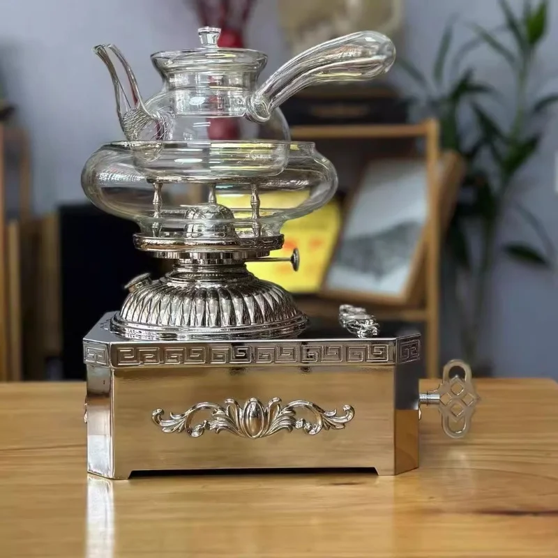 

New box-type winding blast lamp, Chinese-style Gongfu tea health tea brewing stove