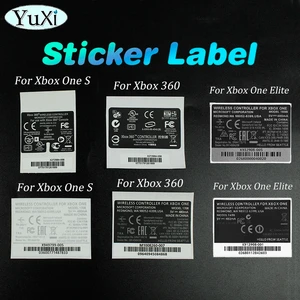 1-5-10PCS untuk XBOX Seri S / X Kulit Stiker Kulit untuk XBOX360 XBOX One Slim S Elite Menangani Label Stiker Belakang Controller Handel 8 stiker pengontrol xbox 360 penjualan terbaik - №