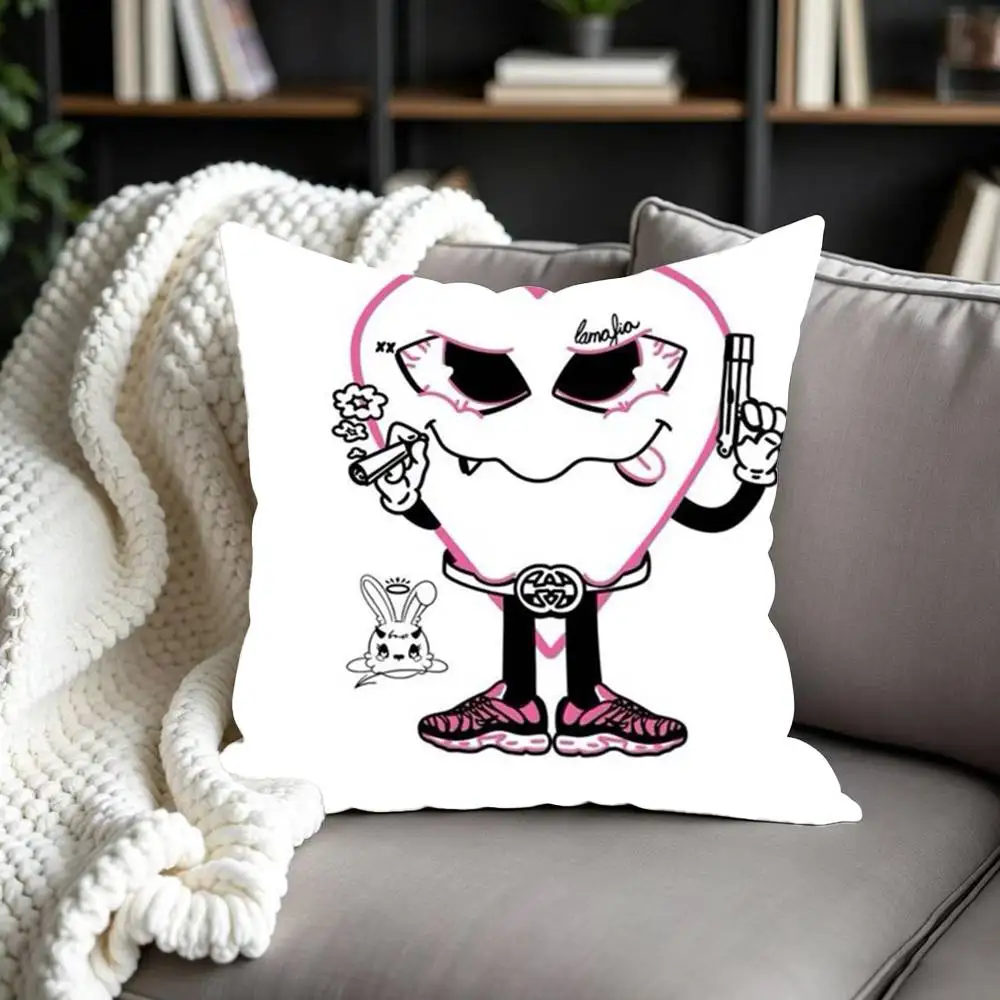 Love Mafia La Mafia Del Amor Double-sided print Pillow Case Cushion Cover Throw Pillow Case For Car Sofa