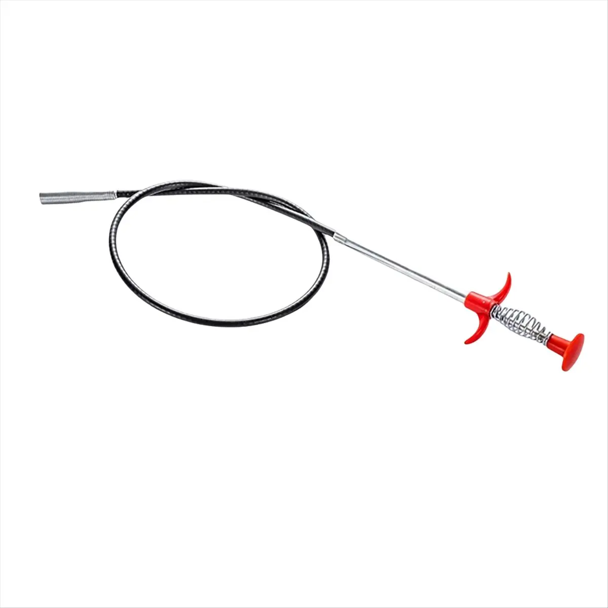 REST 60cm Spring Pipe Unclogging Tool, Drain Cleaning Stick Blockage Remover Cleaning Home Kitchen Curved Sink Tool