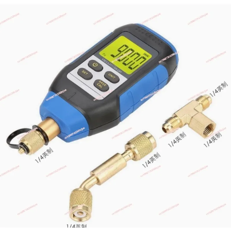 VMV-1 Digital Vacuum Gauge Portable High Precision Digital Display Combined Pressure and Vacuum Electronic Vacuum Absolute Gauge