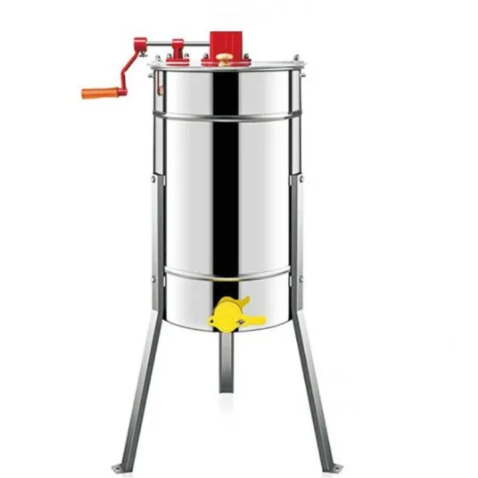 3‑Frame Manual Stainless Steel Honey Extractor, Factory Direct Beekeeping Honey Centrifuge Machine