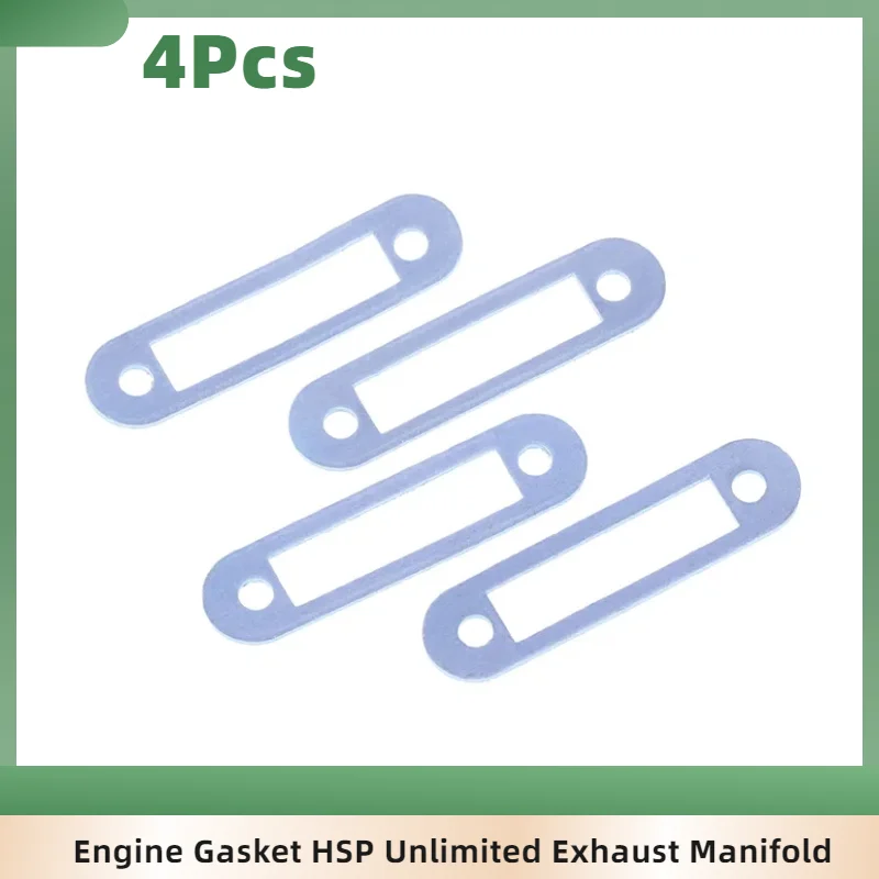 

4Pcs HSP Unlimited Exhaust Manifold Gasket Gas-Proof Model Engine Parts For Nitro RC Car Truck Accessories 02031