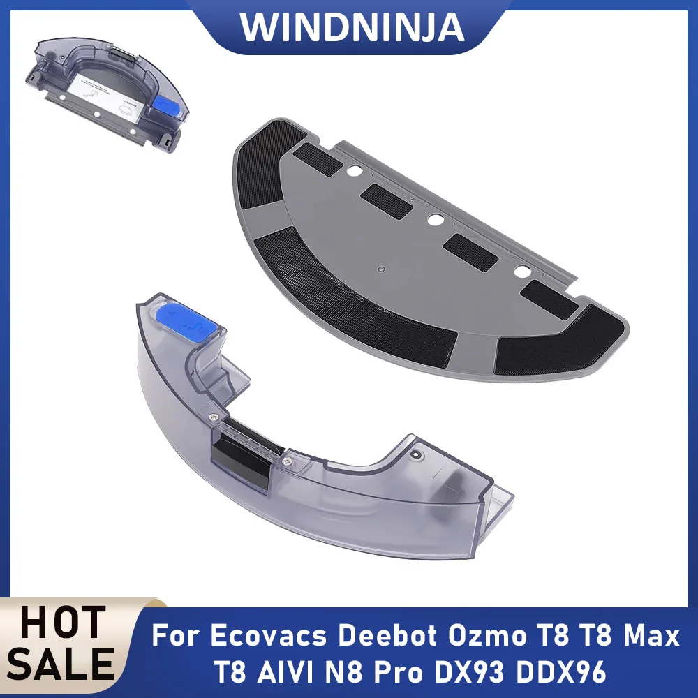 Placa de fregado para Ecovacs Deebot Ozmo T8 T8 AIVI T8 Max DX93 DDX96 N8 Pro OZMO Pro, accesorio para depósito de agua y soporte de almohadilla de fregado