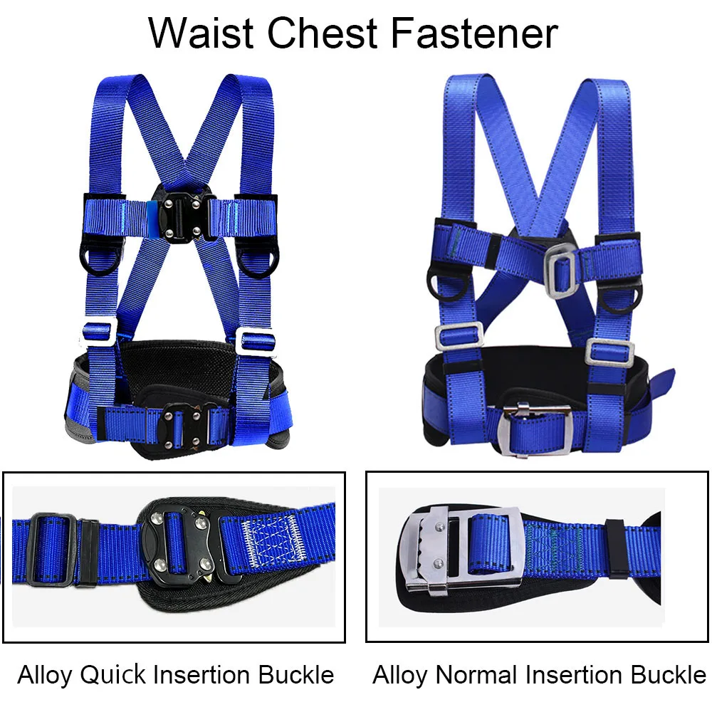 High Altitude Work Safety Harness Half Body Safety Belt Rope Suit Outdoor Climbing Electrician Construction Protective Equipment