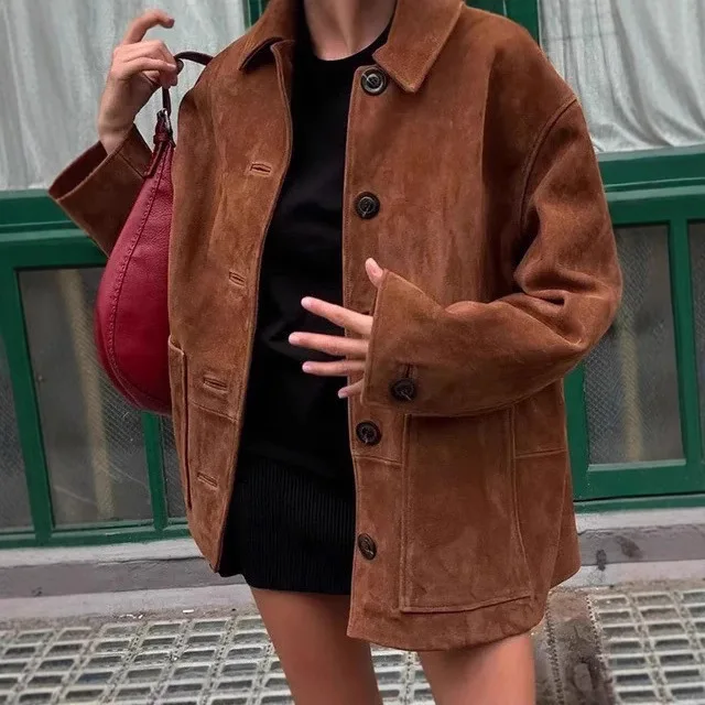 

Длинное пальто с воротником в стиле ретро, новое женское пальто Faion Briti Sle из полиэстера, верхняя одежда для женщин, весенний сезон