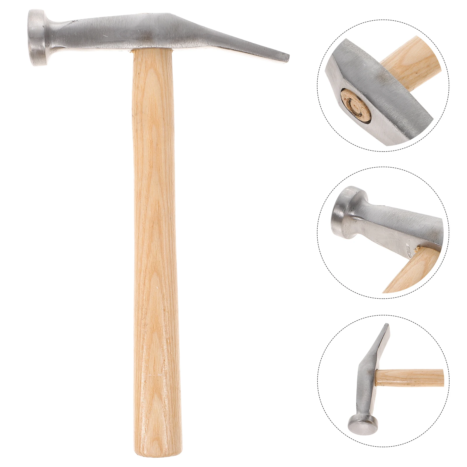 

Shoe Making Hammer White Tools Supplies Repair for Maker Leatherworking Wooden Saddle Mechanic Steel