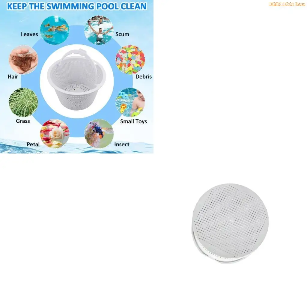 

K1AE Large Pool Skimmer Filter Basket Universal Fit For Efficient Debris Durable Easy Installing And Cleaning