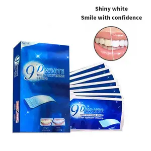 Tiras de branqueamento dentário Kit branqueador de dentes Tira de cuidados de higiene oral para dentes falsos Gel do sistema de branqueamento dental 7 pares 6 principais vendas clareador dental - №5