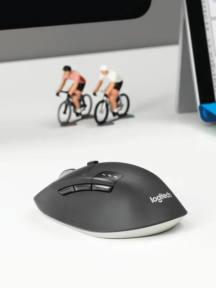 Logitech M720 Wireless Bluetooth Mouse - Dual Mode Multi-Device Office Efficient Comfortable for Laptop Accessories