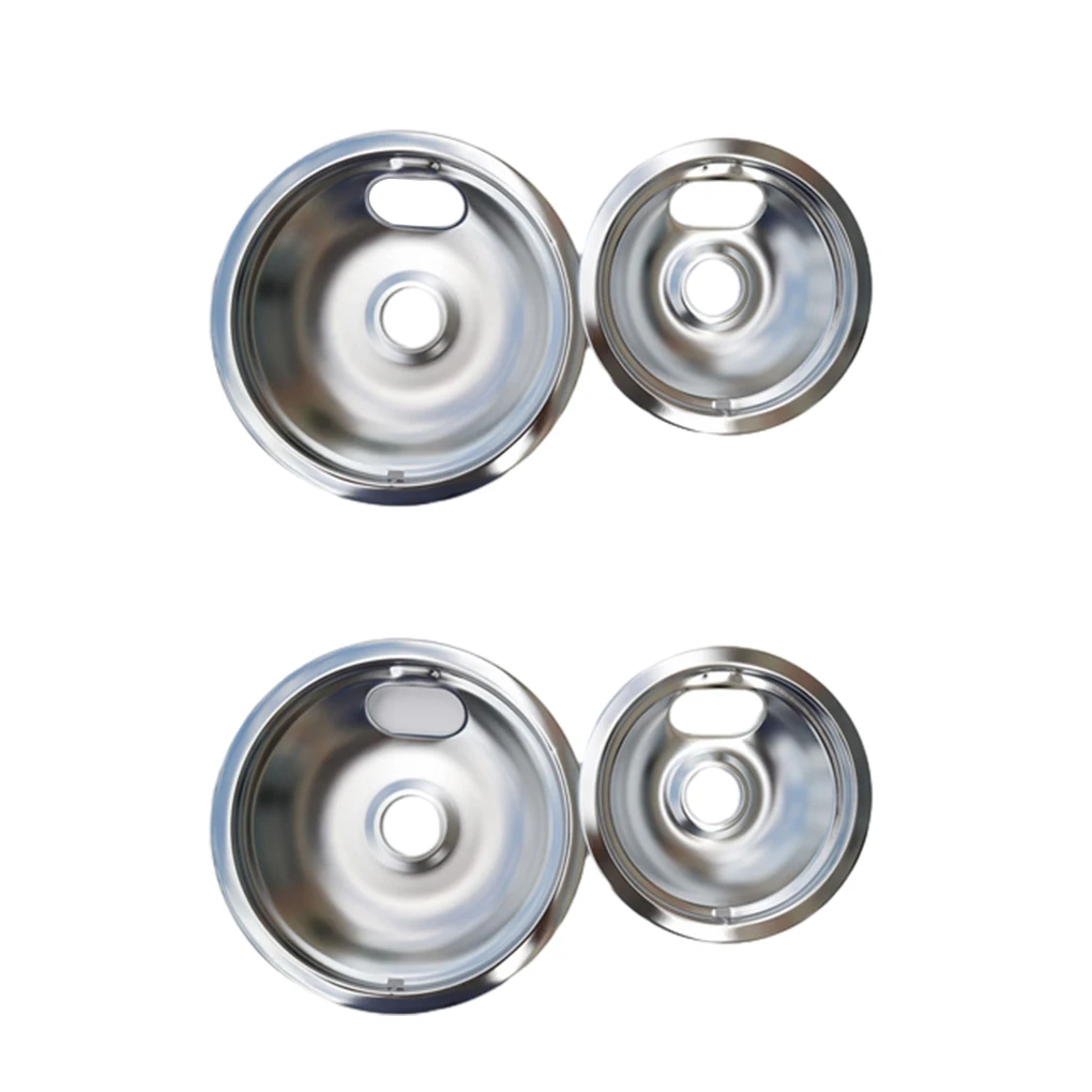 

Stove Drip Pans Replacement for Whirlpool etc, Two 190mm,Two 238mm