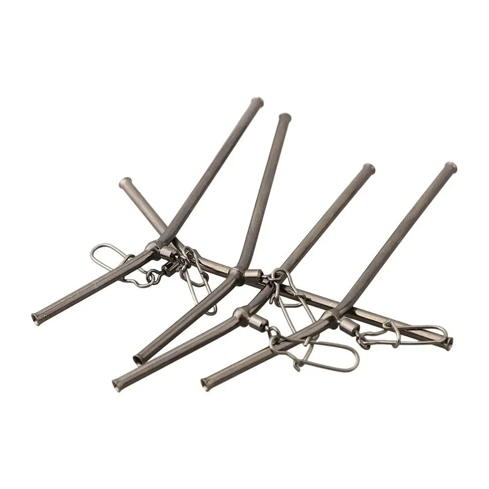 

5Pcs 5/7/9cm Fishing Balance Connectors Copper Small Style Brass Tube Balances Feeder Boom Anti-Tangle Fishing Tackle