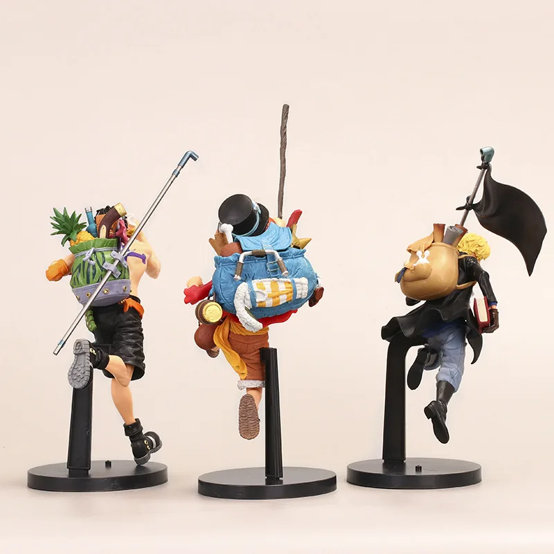 3styl Anime jednoczęściowy małpa D. Luffy Sabo Ace PVC figurka-Model kolekcjonerski Doll Kids Toys