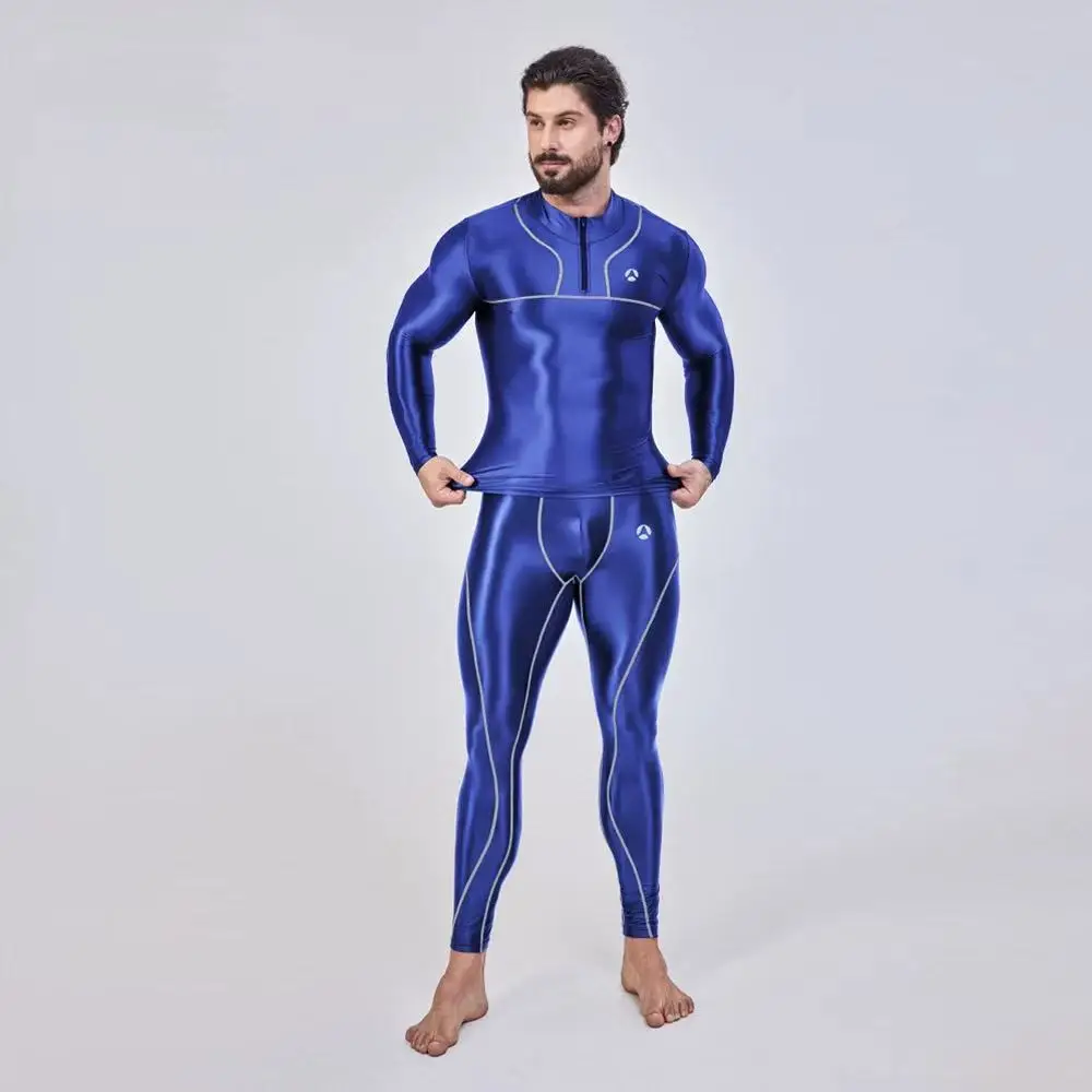 KNOW DREAM Mens Split Swimwear Tops Compression Shirts Fitness Apparel Sport Tops For Active Lifestyle Quality Fabric Breathable