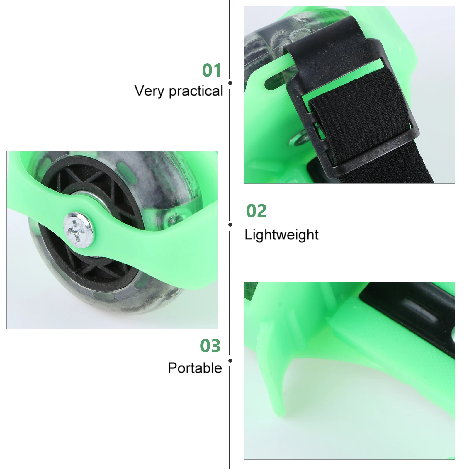 

1Pair Glowing Flame Wheel Shoes for Kids Adjustable Light Up Skate Shoes Children Outdoor Roller Skates Safety Wear Resistant