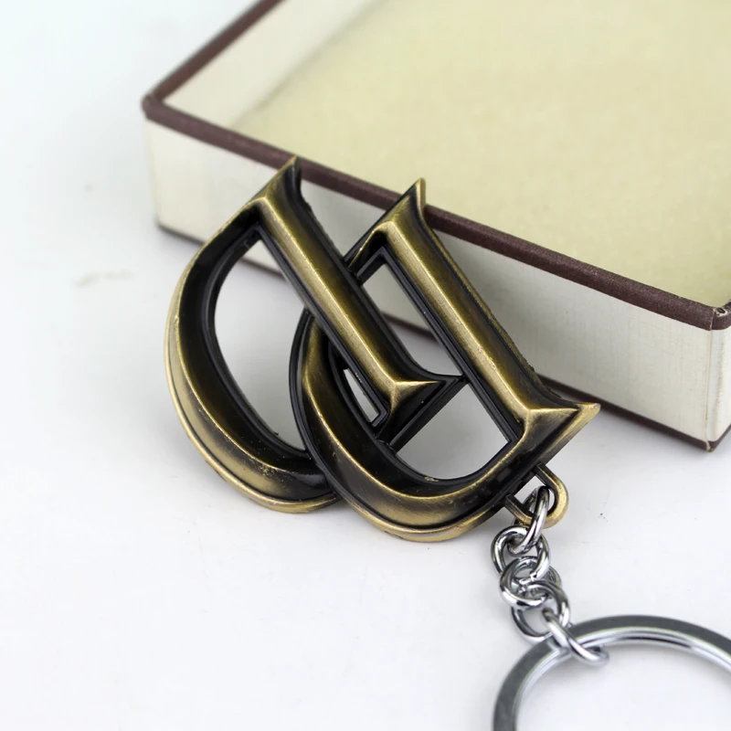 أنيمي فيلم دارديفيل تذكارية المفاتيح قلادة الكلاسيكية الرجعية بسيطة على ظهره اكسسوارات هدية الحلي #5