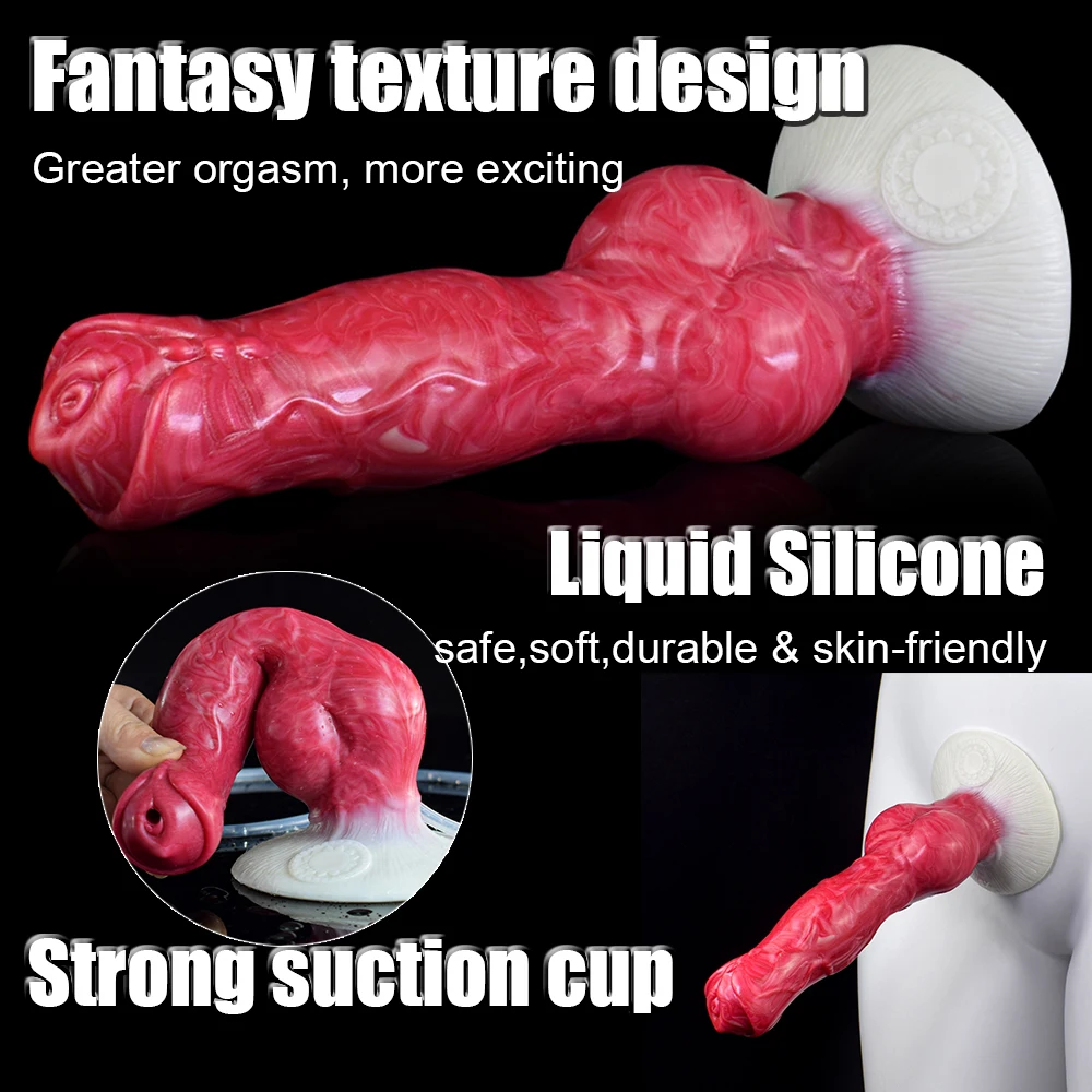 NNSX Knot Dog Dildo Bullet Vibrator Silicone Anal Plug Orgasm Masturbator Anal Vaginal Play Sexy Adult sex toy for Women Men