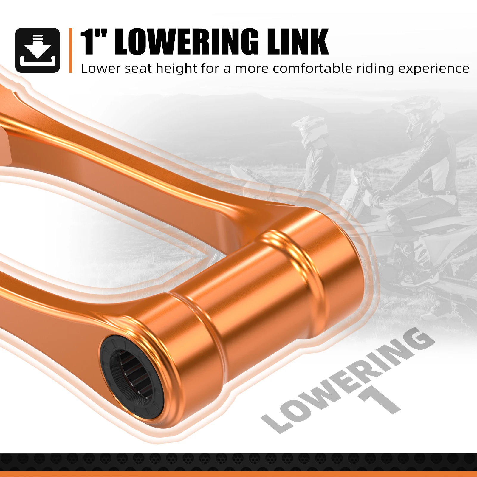 ل 2025 KTM SX 125 SX-F 450 XC SX 125 150 250 300 XC-F SXF 450 350 250 خفض رابط الربط 1 "1.5" مجموعة مسنده قابلة للتعديل