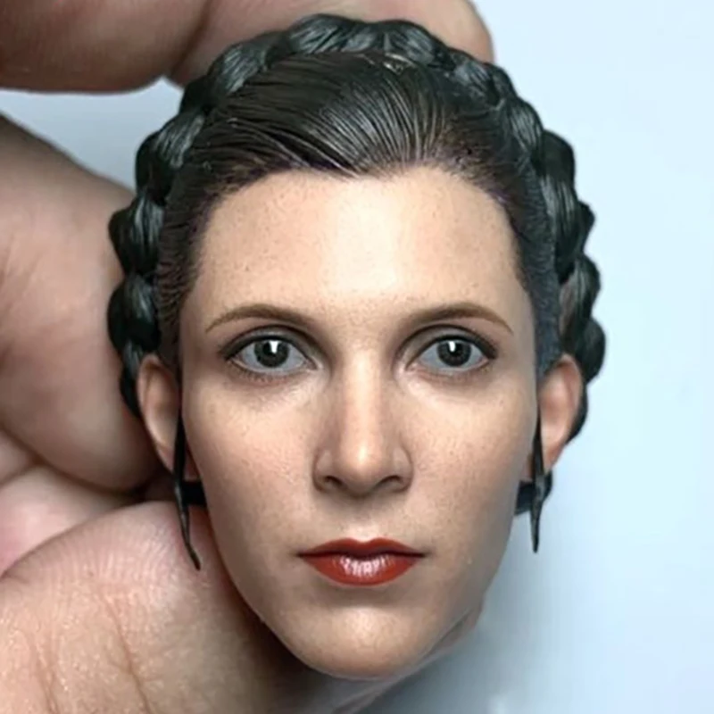 

1/6 Princess Leia Organa Solo Head Sculpt Carving Model for 12" PH TBL Female Soldier Action Figure Body Dolls Hobby Collection