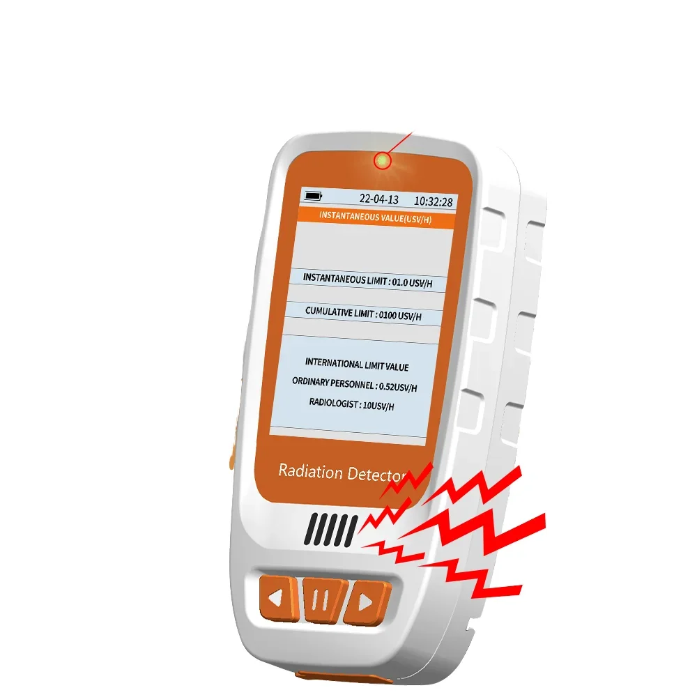 AIKESI HFS-20 Portable Handheld Sensitivity Geiger Counter Dosimeter Nuclear Radiation Detector Beta Gamma X-ray Monitor