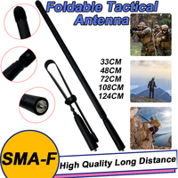 Walkie Talkie Foldable CS Tactical Antenna SMA-Female For Baofeng UV16 5R 10R 888S UV-25 5RH PRO K5 PLUS Ham Radio Accessories