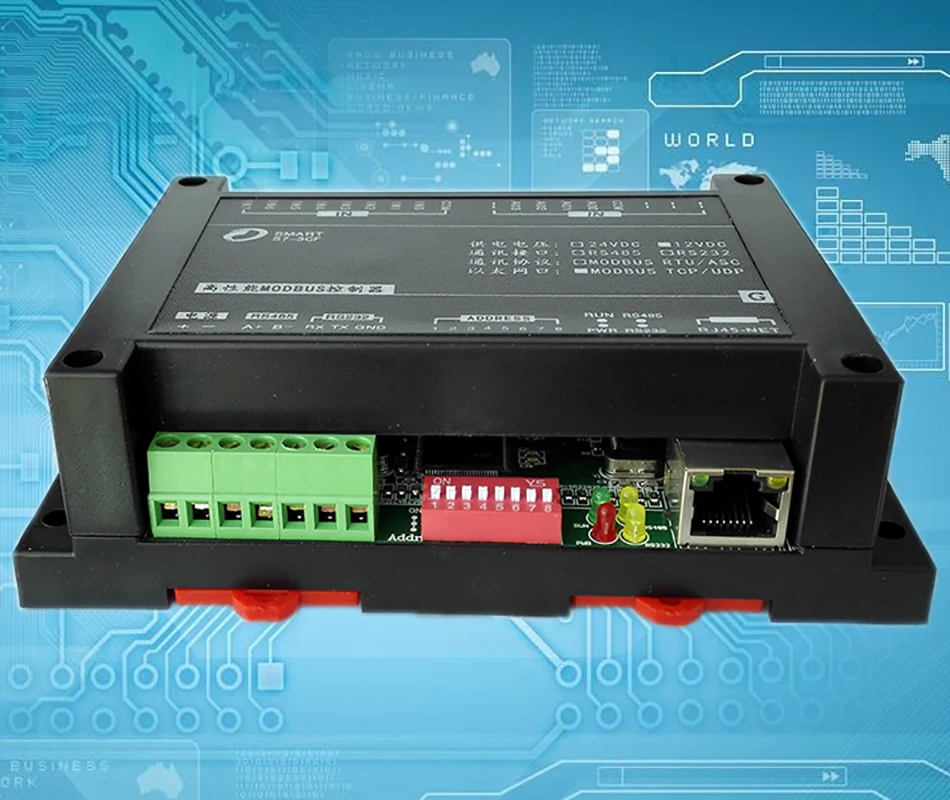 Modbus TCP controller Ethernet high-speed unit 8AI analog inputs 4AO analog outputs