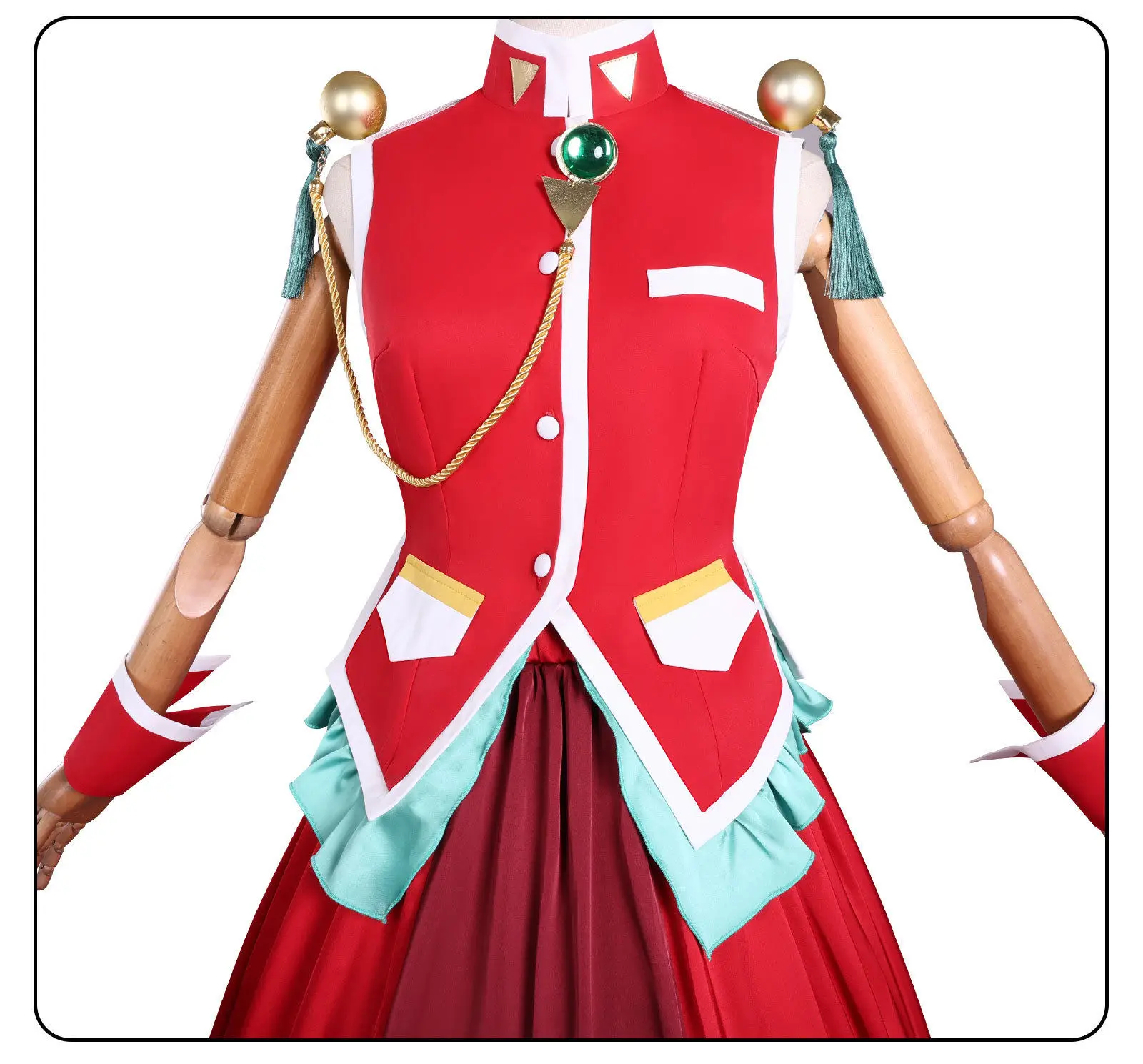 

Revolutionary Girl Utena Himemiya Anthy Cosplay Costume Red Rose Bride Dress Role Play Women Elegant Halloween Party Dress HCos