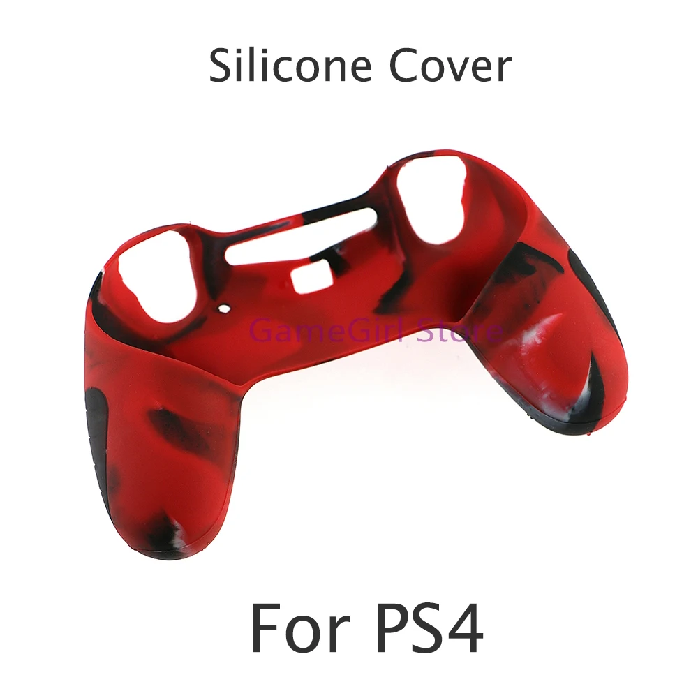 1pc For PS4 Soft Rubber Silicone Case for Playstation 4 Controller Thicker Skin Protective Cover