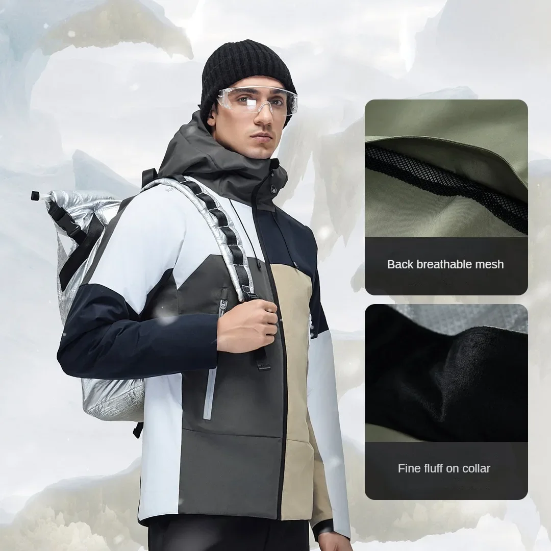 Imagem -03 - Xiaomi-terno Super Warm Aerogel Parka para Homens Roupas Resistentes ao Frio Jaqueta Impermeável Escalada ao ar Livre Camping Outono Inverno