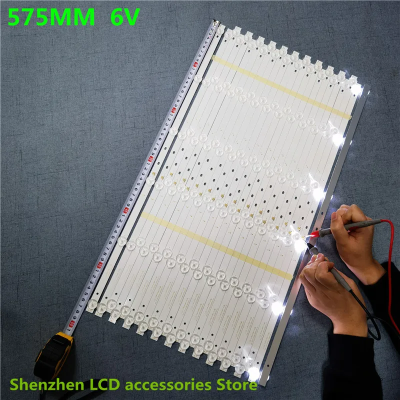 Für Hl-00320a30 LCD TV hintergrundbeleuchtung bar 575mm 6 lampe 6V 100% neue