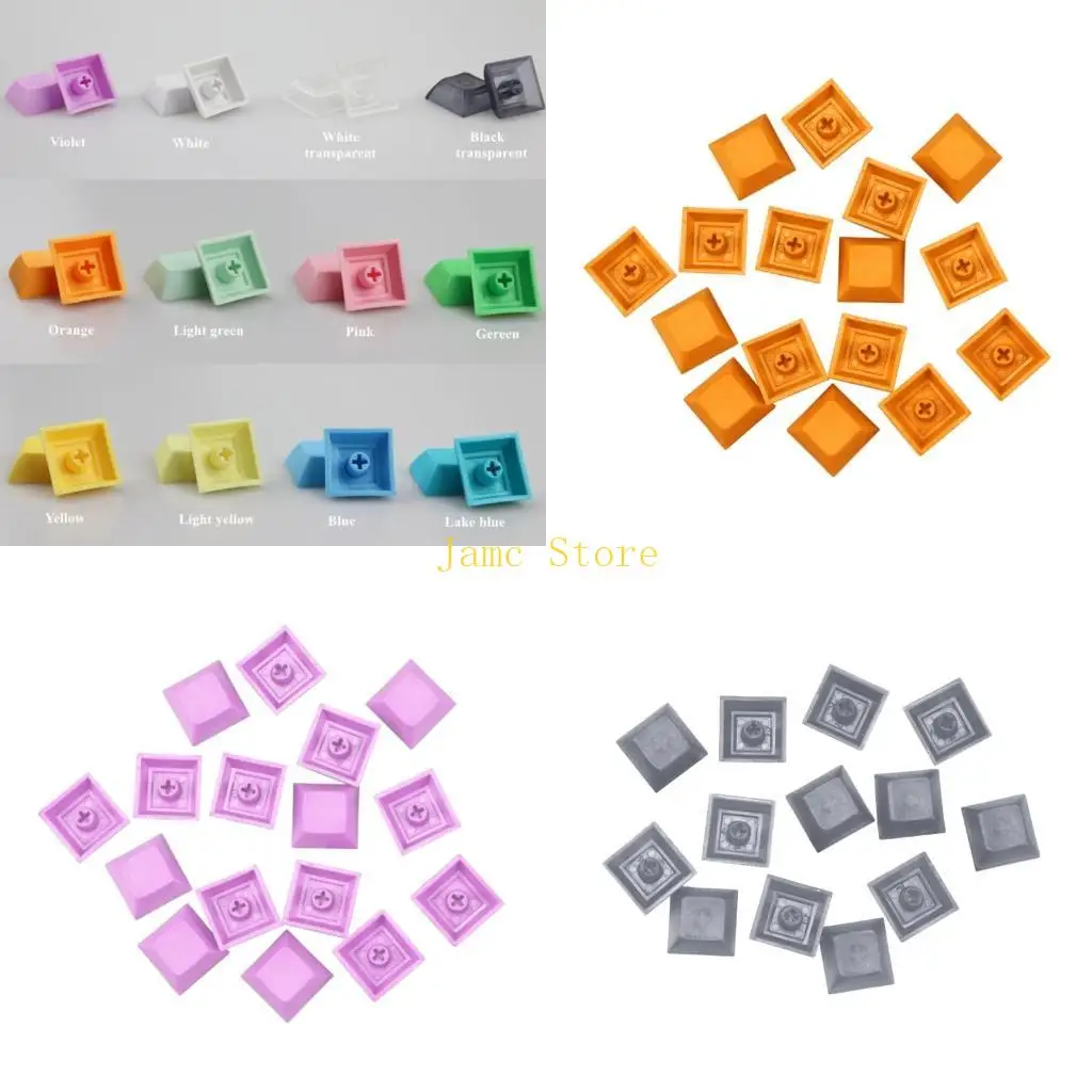 

LX0B PBT Keycaps 100pcs 1U DSA Profile PBT Keycap Set for RGB Mechanical Keyboard